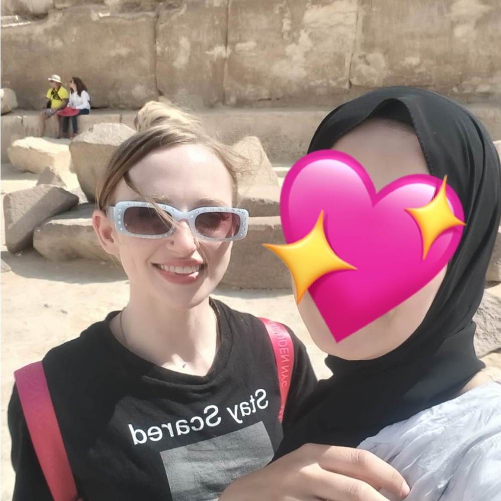 Blue bling sunglasses